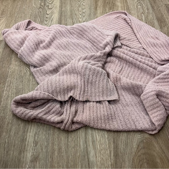 barefoot dreams cozy chic 3x pink cardigan - Picture 5 of 5